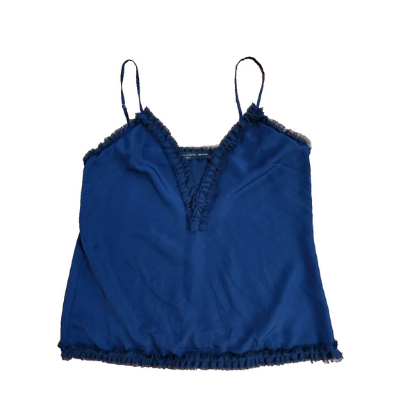 House of Harlow 1960 x REVOLVE Leah Deep V Cami top Dark navy Small A001497 - Picture 2 of 5
